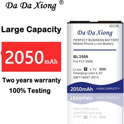 2050mAh BL3506 Li-ion Phone Battery for FLY E154 Mobile phone replacement battery
