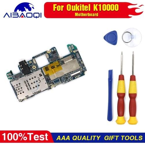 Mainboard 2G+16G ROM Motherboard Flex Cable Board For Oukitel K10000 MT6735 Octa Core Phone Perfect Replacement Parts Free Tools