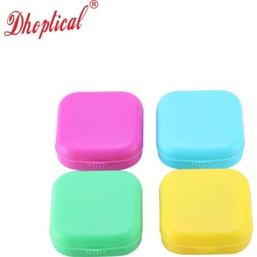 Fashion contact len cases cheaper contact lens case 10pcs contact lens box set/kit