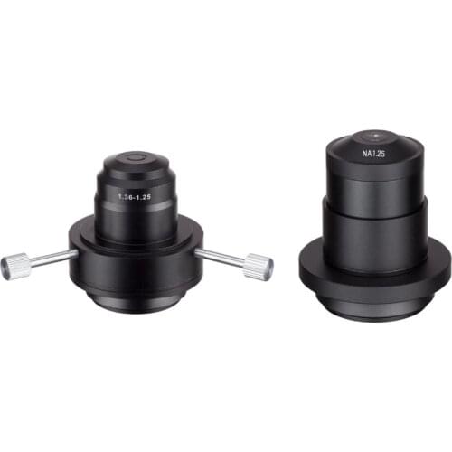 AmScope Dry & Oil Darkfield Condenser Set for T720 Compound Microscope DK-SET-720