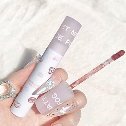 The New Matte Velvet Matte Lip Mud Is Light and Not Dry for Beginners Cheap Lip and Cheek Dual-use Long-lasting Lip Makeup