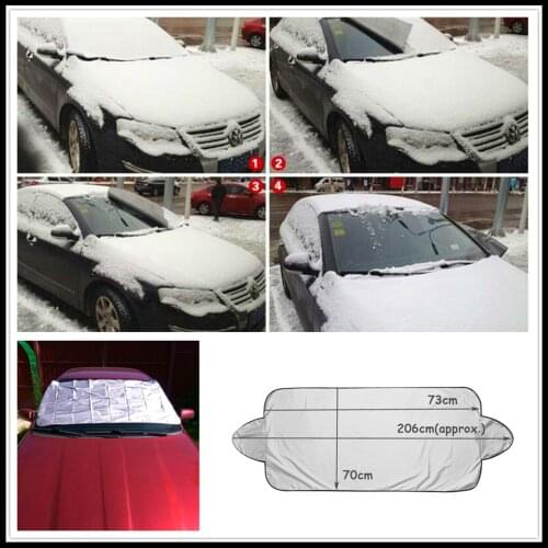 2018 new car Snow Ice Sun Shade Dust Cover for Hyundai Accent Azera Elantra Solaris Verna Santa Fe IX45 Sonata Tucson IX35