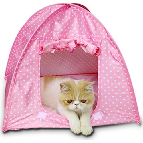 Portable folding tent, pet dog cat house, anti-mosquito pet litter, dog house house, have a tent