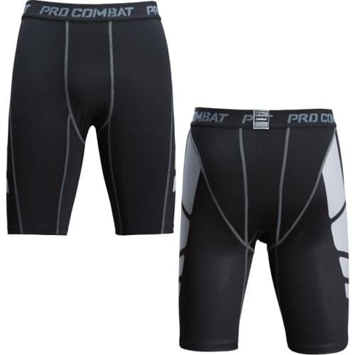 Professional Outdoor Summer Sport Men Skinny Tight Shorts Men Running GYM Quick-drying Compression basketball Legging short