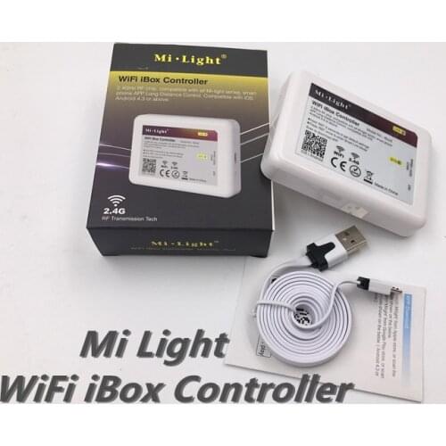 Mi light 2.4G Wireless Wifi LED RF Remote Controller light APP iOS Android for RGBW Wifi Led RGB controller for LED strip light