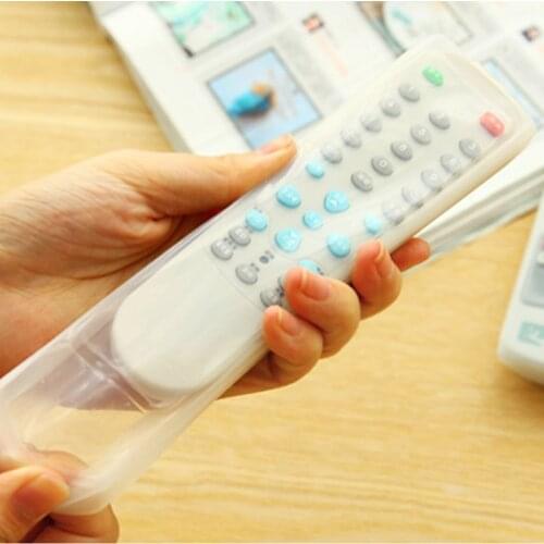 Home TV Air Conditioner Silicone Sleeve Remote Control Protection Accessories Dustproof Storage Bag Remote Control Safety Tools