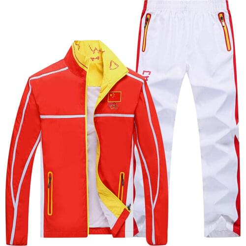 LICITY PIG men sport suit mens tracksuit jogging set sweatsuit jacket track pants joggers olympia sweat suit team sportwear