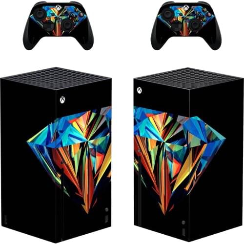 Diamonds Style Xbox Series X Skin Sticker for Console & 2 Controllers Decal Vinyl Protective Skins Style 3