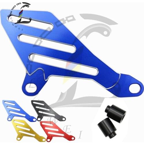 Motorcycle Chain Cover Front Sprocket Guard Protector For Suzuki DRZ400 400S DRZ400E DRZ400SM S SM E DRZ 400 Engine Chain Guard