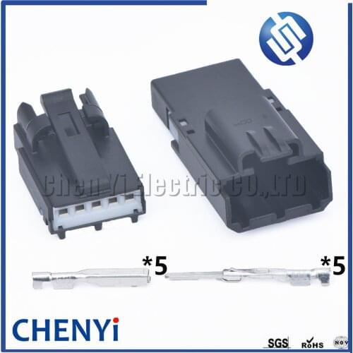 1 set 5 pin not waterproof auto connector plug male and female 310721040 310721010 car wiring harness repair connectors plug