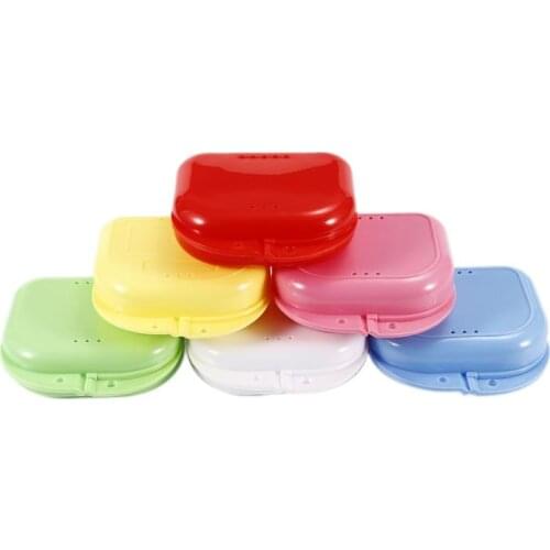 1PCS Denture Storage Box Denture Storage Box Tooth Orthodontic Fixed Box Mouth Care Container Tool Tooth Storage Container TSLM1