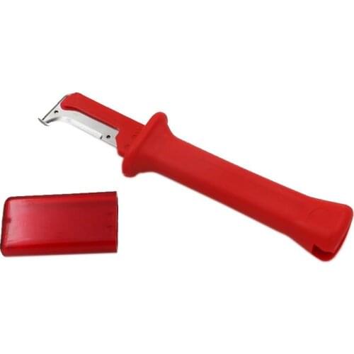 1pcs Red German Type Electrical Insulation Cable Stripping Knife For DIY Home Renovation