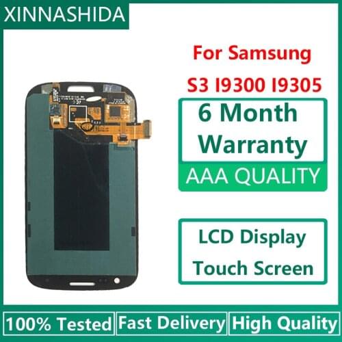 100% Test For Samsung Galaxy SIII S3 i9300 i9300i i9301 i9305 LCD Display Touch Screen Digitizer Assembly Replacement