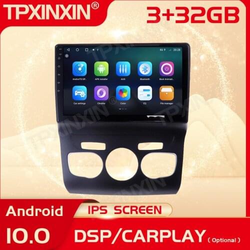 2 Din Carplay Android Radio Receiver Multimedia Stereo For Citroen C4 2010 2011 2012 2013 2014 2015 2016 GPS IPS Video Head Unit