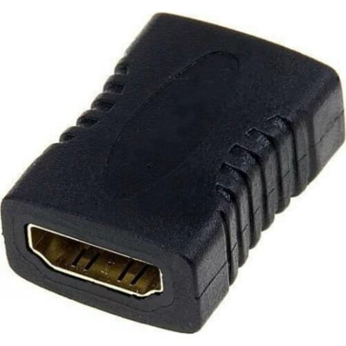 2pcs HDMI-compatibleI Female to HDMI-compatible Female Connector Extender HDMI-compatible Cable Extension Adapter 1080P