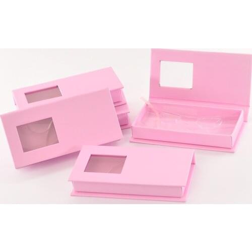 50/pack Wholesale Lash Packaging Box False Eyelashes Package 3D Mink Lashes Eyelash Packaging Box Makeup Lashes Box CaseVendors