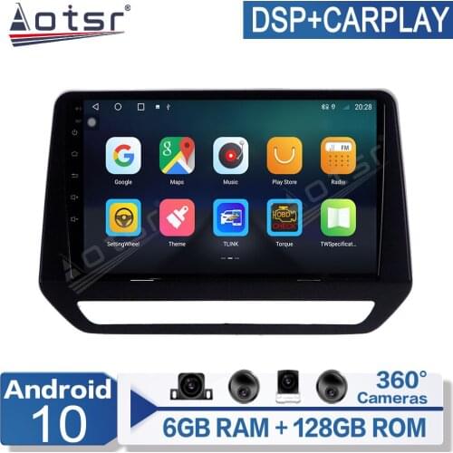 AOTSR 6+128G Android 10 For Renault Triber 2019 Multimedia Video Player Navigation GPS 360 camera