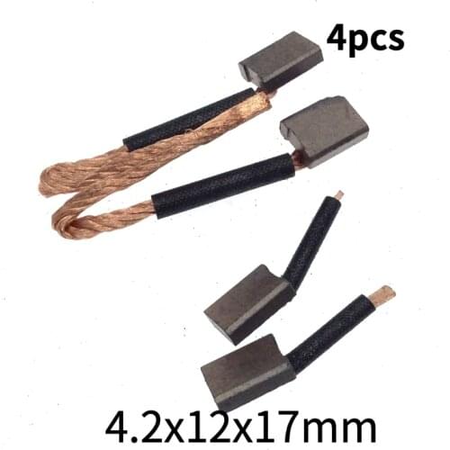4pcs 4.2x12x17mm for Mitsubishi 491 Jinbei BYD F3 car starter motor carbon brush electric