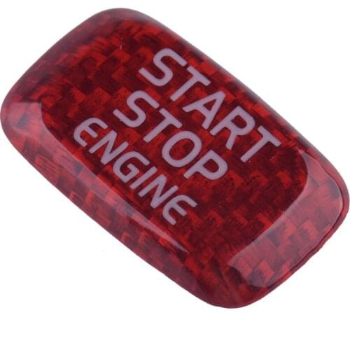 Beler Engine Start Stop Switch Ignition Button Cover Trim Cap Sticker Frame Fit for Volvo XC60 V40 V60 S60 S60L XC60 S80L