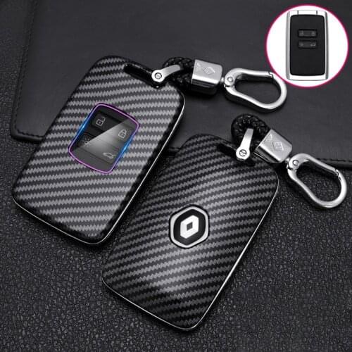 ABS Car Key Case Cover Protector For Renault Koleos Kadjar Scenic Megane Sandero Espace Clio Captur Kangoo Laguna Talisman