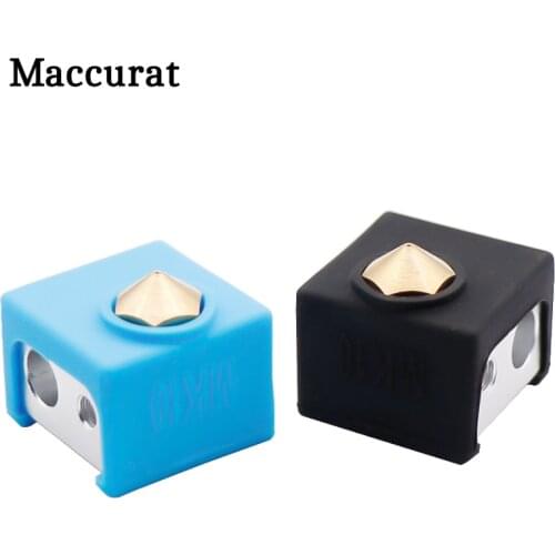 3D Printer Parts MK10 Silicone Sock Fit MK10 Aluminum Block Reprap J-head Hotend Extruder Heated Blcok Heater Block Cover