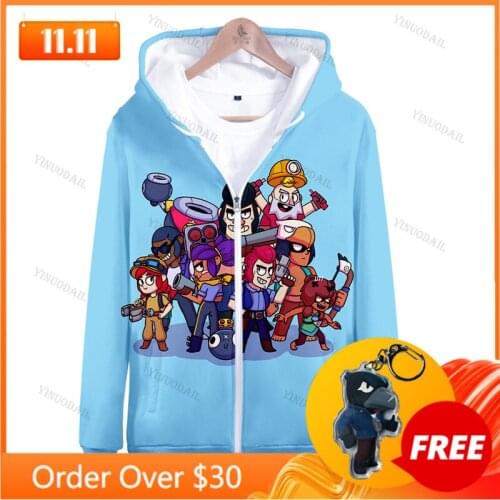 Spike Nita Bear Childrens Wear Browlers 3d Swearshirt Boys Girls Tops Kids Hoodie Browlings Shark Star, Hoodie Clothes