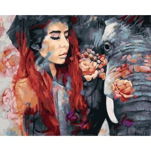 GATYZTORY Frame DIY Painting By Numbers Picture By Numbers Landscape Wall Art Acrylic Paint For Home Decor Art