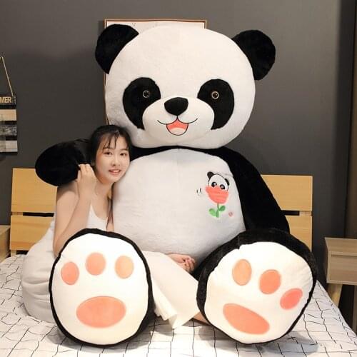 Giant Cute Big Panda Doll Stuffed Animals Plush Toy Pillow Kids Children Birthday Christmas Gifts Cartoon Home Decor Dropship