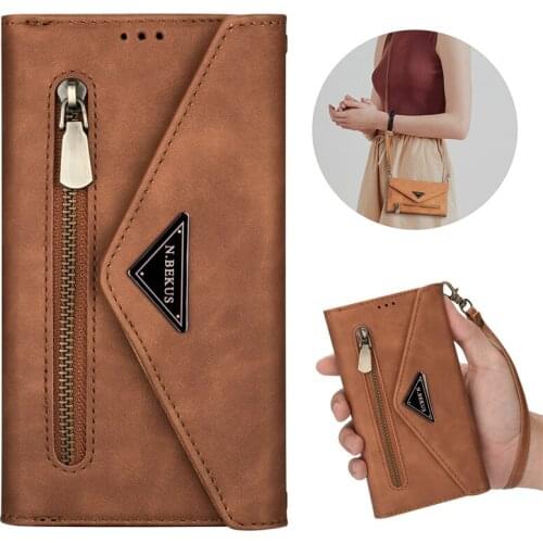 Crossbody Wallet Leather Case for Samsung Galaxy Note 8 9 10 20 Plus S20 Ultra S10 S9 S8 S7 Edge A32 A52 A72 A71 A51 5G Covers