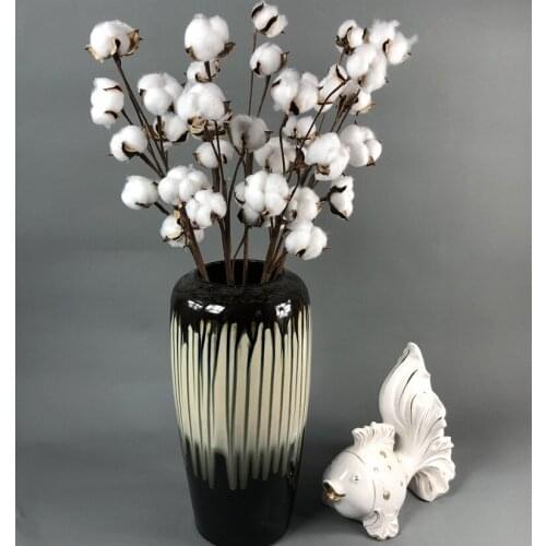 New Pampas Grass 5 Head DIY Dried Natural Flowers Cotton Real Plants Home Wedding Decoration Bouquet Decorations Ornaments