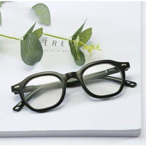 Reading Glasses Retro Round Men Women Vintage Ultralight Hyperopia Eyeglasses with Diopter +1.0~+4.0