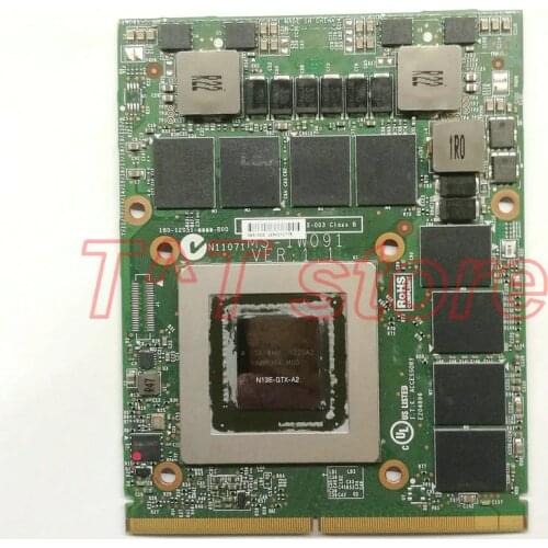 Original GTX680M GTX 680M FOR GT60 MS-16F3 16F4 GT70 MS-1762 1763 Graphics video card board MS-1W091 GDDR5 worked free shipping