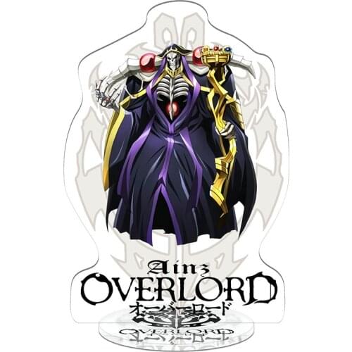 Overlord Ainz Ooal Gown Anime Toy Double Sided Plastic Action Figures Toy High Quality Collection Model Toys 21cm
