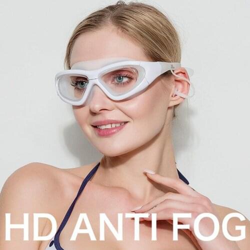 Professional Silicone Swimming Goggles Anti-fog UV Swimming Glasses With Earplug for Men Women Diopter Sports Eyewear