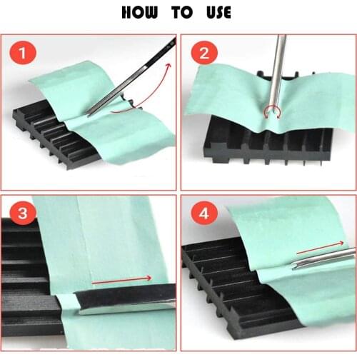 Steel Sharpening Stone Tool for Edge Skiving Beveling Cutting Grinding and Repairing, Durable