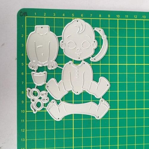 Reunion Infant Baby Metal Cutting Dies Embossing Stencil DIY Scrapbooking Photo Album Decor Paper Card Making Tool