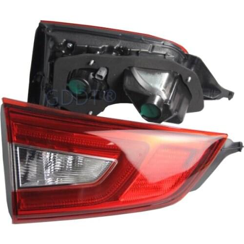1 piece European Version Tail Light for Qashqai Dualis J10 2016-2019 No Bulb back Brake Turn Signal Lights with Rear Fog Lamp