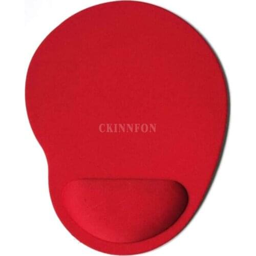 100Pcs/Lot Economic Wrist Support Cloth + EVA Mouse Pad Mice Mat For Computer 7 Color