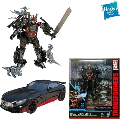 Anime Original Hasbro Transformers Studio Series SS36 Autobot Drift Movie 5 D Class Drift Model Anime Action FiguresToys PVC