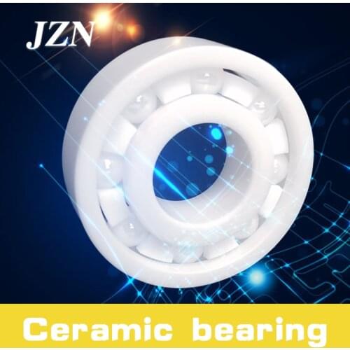 Free shipping 6200 6201 6202 6203 6204 6205 6206 6207 6208 6209 6210 Zirconia with cage / seal / full ball ceramic bearing