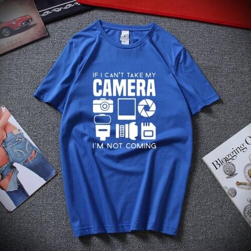 Funny Heartbeat Of Camera Tee Shirts New Summer Fashion Men O Neck T Shirt Oversized Cotton Photographer T-Shirts Man Tshirt