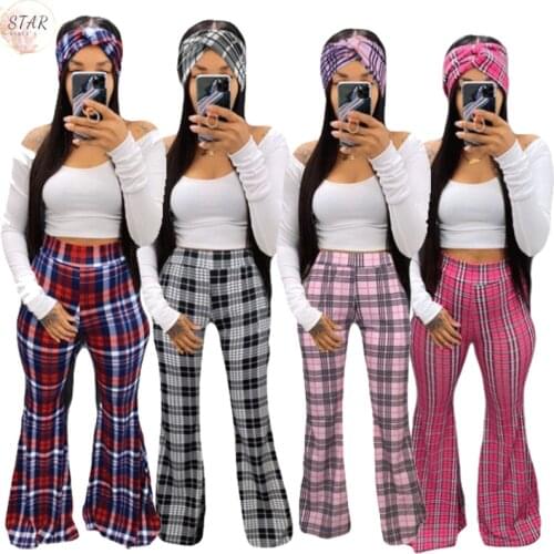 3 Piece Outfit Women Matching Sets White T-shirts Stripe Flared Pants Scarf Tracksuit Home Street Clothes Wholesale Dropshpping
