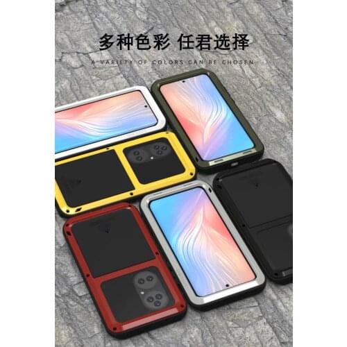 Powerful Shockproof Dirt Proof Aluminum Case For Huawei P50 Pro Case Cover Phone Protective Shell Skin Bag