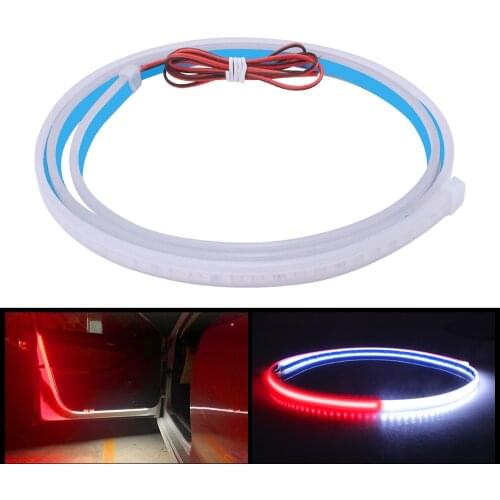 NEW 2PCS Car Door Opening Warning Lights LED Strobe Flashing Anti Rear-end Collision Safety Lamps welcome Flash light