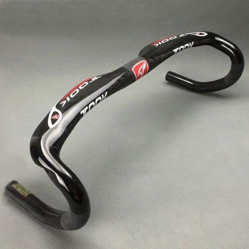 UD finish TOOK glossy full carbon fiber road handlebar bent bar internal routing 31.8 x 400/420/440mm