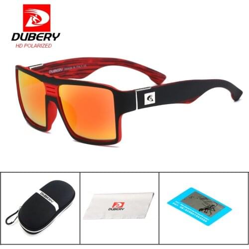 DUBERY Polarized Sunglasses For Men Women Brand Designer Fashion Sun glasses Driving Fishing Outdoor Sport Eyewear Oculos UV400