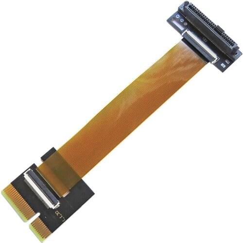 Add On Card U2 NVME Riser U.2 to PCIe 3.0 PCI Express X4 Riser Card Raiser Adapter 12cm FPC Cable for 2.5" NVMe U.2 SFF-8639 SSD