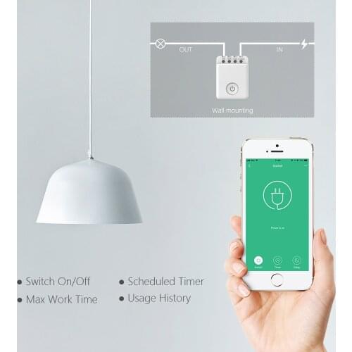 BroadLink Bestcon MCB1 Wifi Light Switch Wifi Module Works with Google Home and Alexa