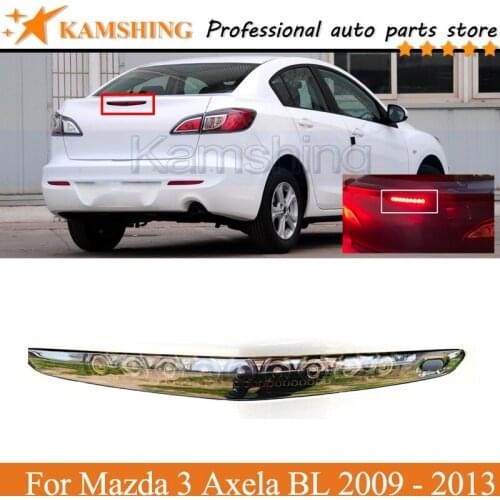 Kamshing LED 9 bulbs Rear Additional brake light lamp For Mazda 3 Axela BL 2009 - 2013 High Additional Third Brake stop Light