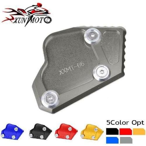 Motorcycle Parts Enlarge Extension Side Stand Kickstand Support Plate Foot Pad For 2011 2012 2013 2014 2015 BMW K1600GT K1600GTL